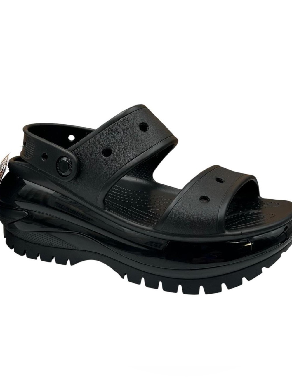 CROCS Black Platform Sandals